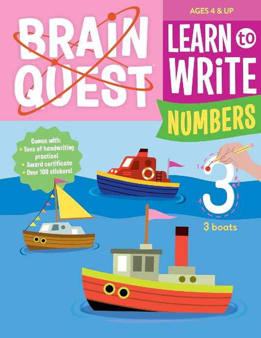 Brain Quest Learn to Write: Numbers - 9781523516018 - Workman Publishing