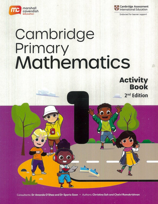 Cambridge Primary Mathematics 1 Activity Book 2nd Edition - 9789815055382 - Marshall Cavendish