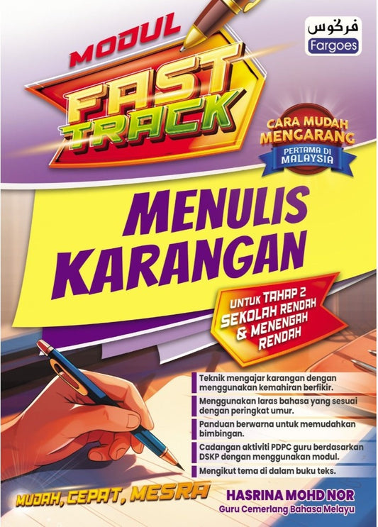 Modul Fast Track Menulis Karangan Tahap 2 - Hasrina Mohd Nor - 9786294810907- Fargoes