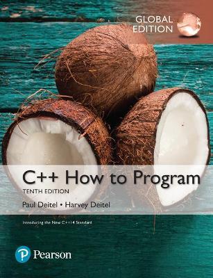 C++ How to Program, Global Edition with (Access Code) - Paul Deitel - 9781292153346 - Pearson Education