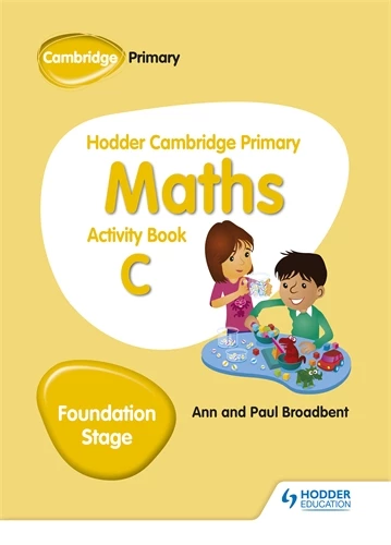 Hodder Cambridge Primary Maths Activity Book C Foundation Stage - Paul Broadben - 9781510431843 - Hodder
