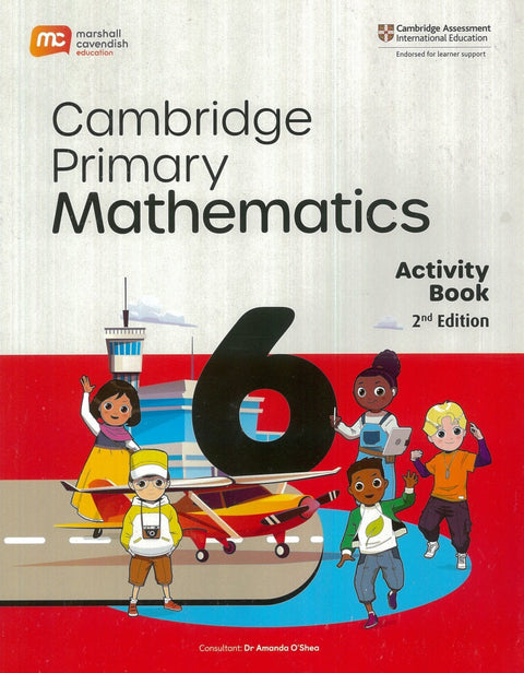 Cambridge Primary Mathematics 6 Activity Book 2nd Edition - 9789815055412 - Marshall Cavendish