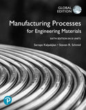 Manufacturing Processes for Engineering Materials in SI Units - Serope Kalpakjian - 9781292254388 - Pearson