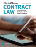 Elliott & Quinn's Contract Law, 13th edition - Catherine Elliott - 9781292739397 - Pearson
