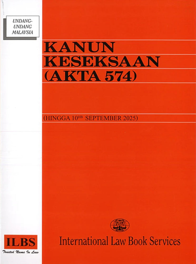 Kanun Keseksaan (Akta 574) (Hingga 10hb September 2025) - 9789678931069 - ILBS