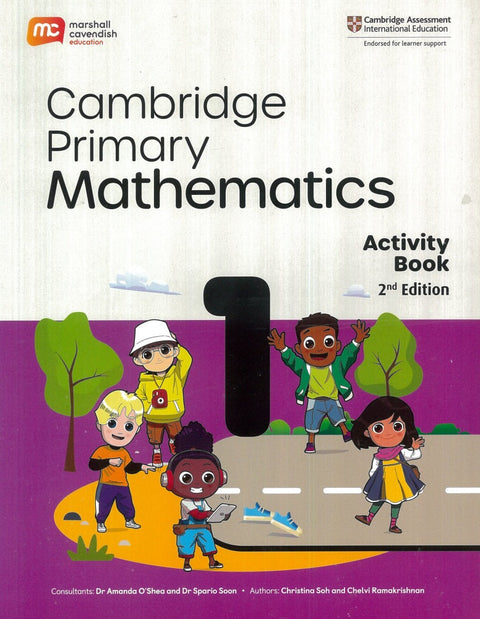 Cambridge Primary Mathematics 1 Activity Book 2nd Edition  - 9789815055382 - Marshall Cavendish