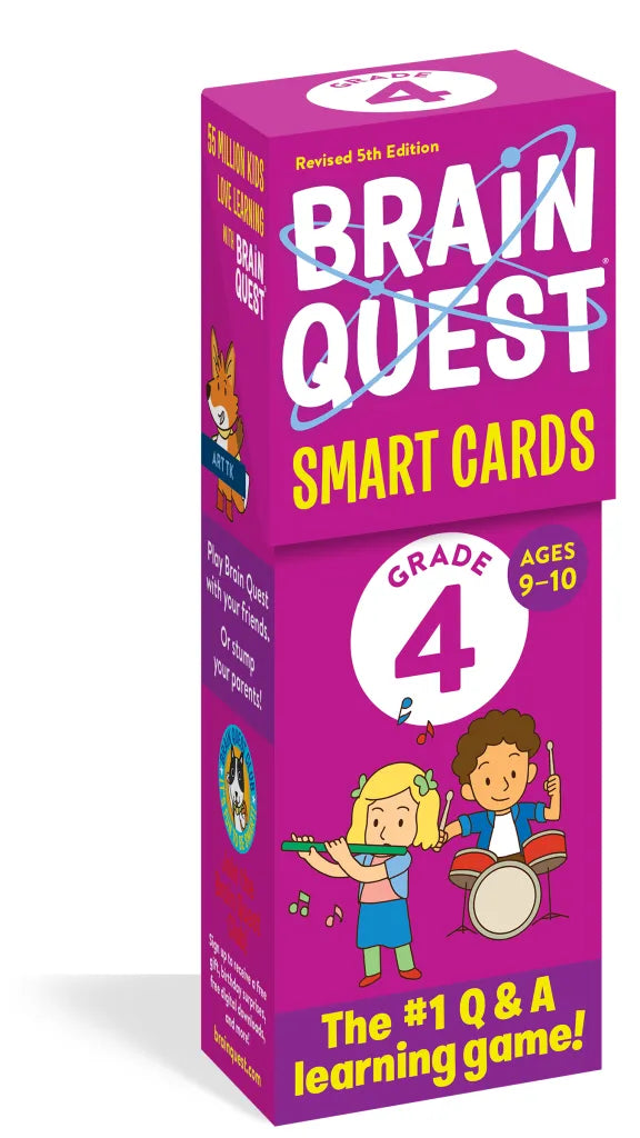 Brain Quest 4th Grade Smart Cards Revised 5th Edition (Brain Quest Smart Cards) - 9781523517299 - Workman Publishing