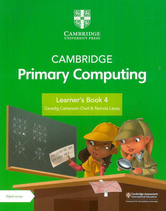 IISM - Cambridge Primary Computing Learner's Book 4 with Digital Access (1 Year) - 9781009309257 - Cambridge