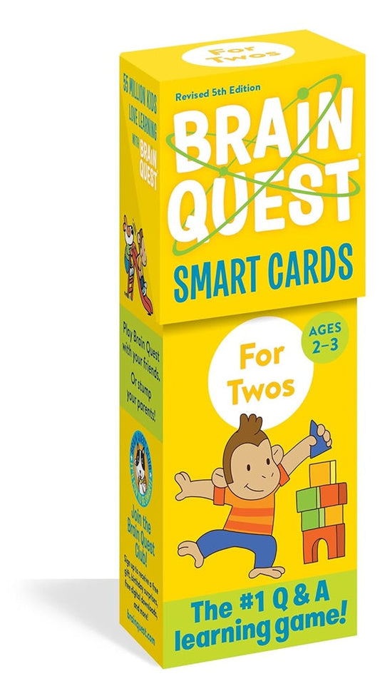 Brain Quest For Twos Smart Cards, Revised 5th Edition (Brain Quest Smart Cards) - 9781523517220 - Workman Publishing