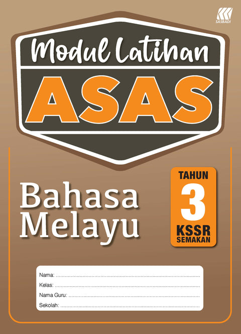 MIS | (Level B) MODUL LATIHAN ASAS BAHASA MELAYU TAHUN 3 - 9789837737921 - Sasbadi