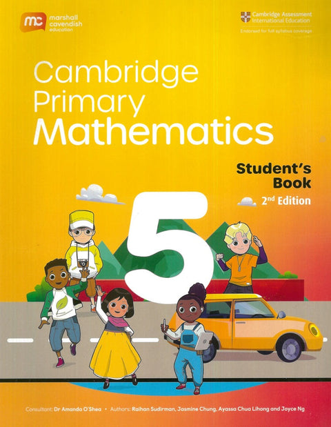 Cambridge Primary Mathematics 5 Students Book 2nd Edition - 9789814911900 - Marshall Cavendish