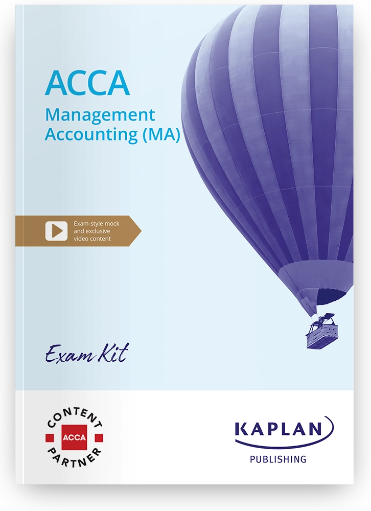 ACCA Management Accounting (MA) Exam Kit (Valid Till Aug 2025) - 9781839966811 - Kaplan Publishing
