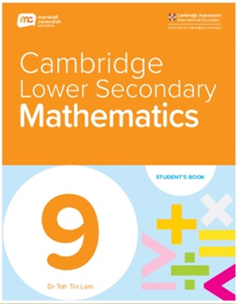 Cambridge Lower Secondary Mathematics Grade 9 Student's Book - 9789815090413 - Marshall Cavendish