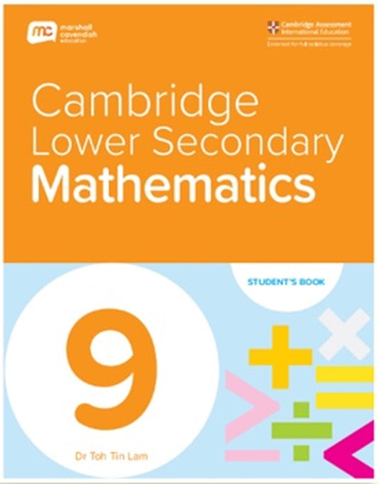 Cambridge Lower Secondary Mathematics Grade 9 Student's Book - 9789815090413 - Marshall Cavendish