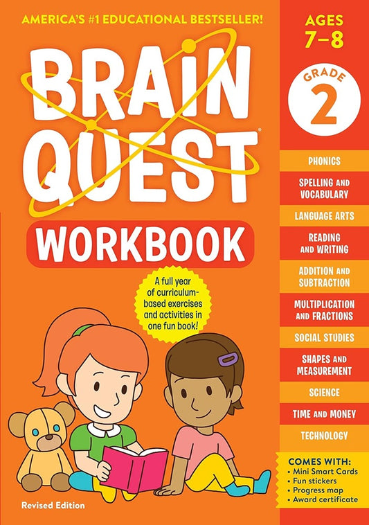 Brain Quest Workbook: 2nd Grade Revised Edition (Brain Quest Workbooks) - 9781523517367 - Workman Publishing