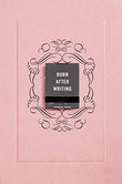  Burn After Writing (Pink) - Sharon Jones - 9780593329917 - TarcherPerigee