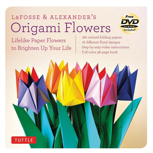 LaFosse & Alexander's Origami Flowers Kit: 180 Origami Papers - LaFosse - 9780804843126 - Tuttle Publishing