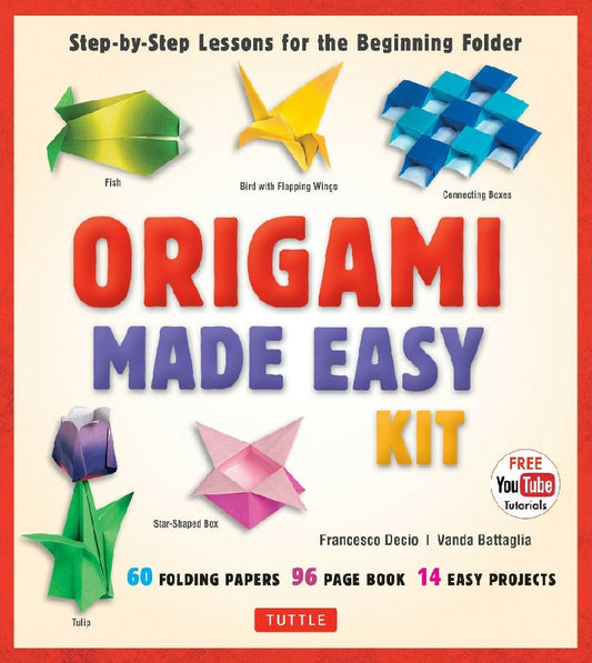 Origami Made Easy Kit: 48 square 6 inch folding sheets - 9780804845458 - Tuttle Publishing