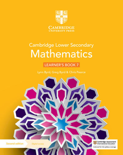 Cambridge Lower Secondary Mathematics Learner's Book 7 with Digital Access- Byrd - 9781108771436 - CUP