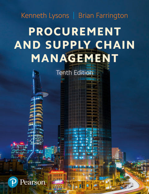 Procurement and Supply Chain Management - Kenneth Lysons - 9781292317915 - Pearson Education