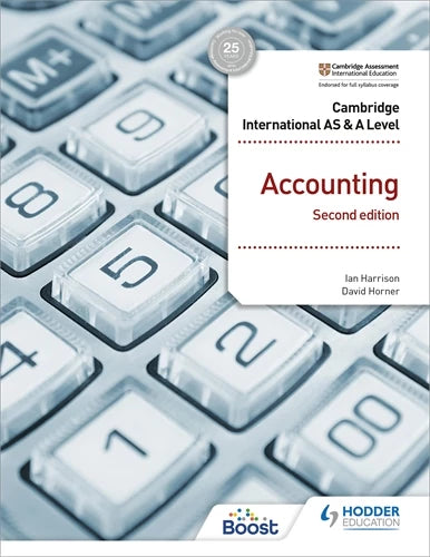 Cambridge International AS and A Level Accounting Second Edition - Ian Harrison - 9781398317536 - Hodder Ed