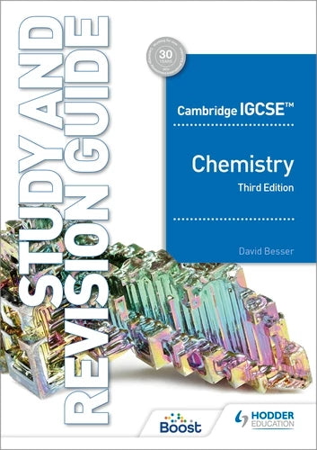 Cambridge IGCSE Chemistry Study and Revision Guide 3rd Edition - David Besser - 9781398361362 - Hodder Edu