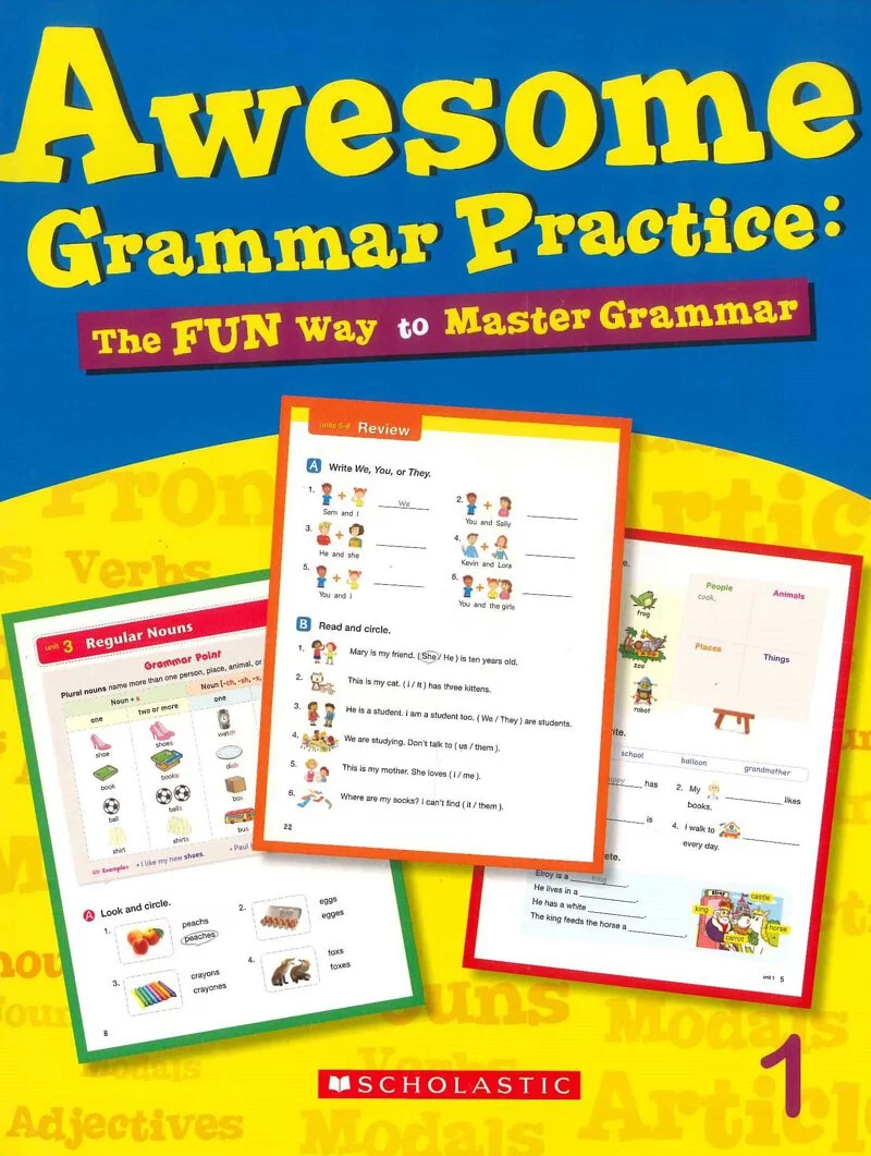 Awesome Grammar Practice Book 1 - 9789839604962 - Scholastic Inc.