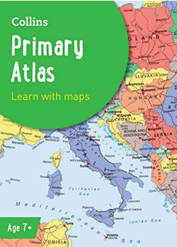 Collins Primary Atlas : Ideal for Learning at School and at Home - Collins Maps - 9780008485948 - HarperCollins Publishers